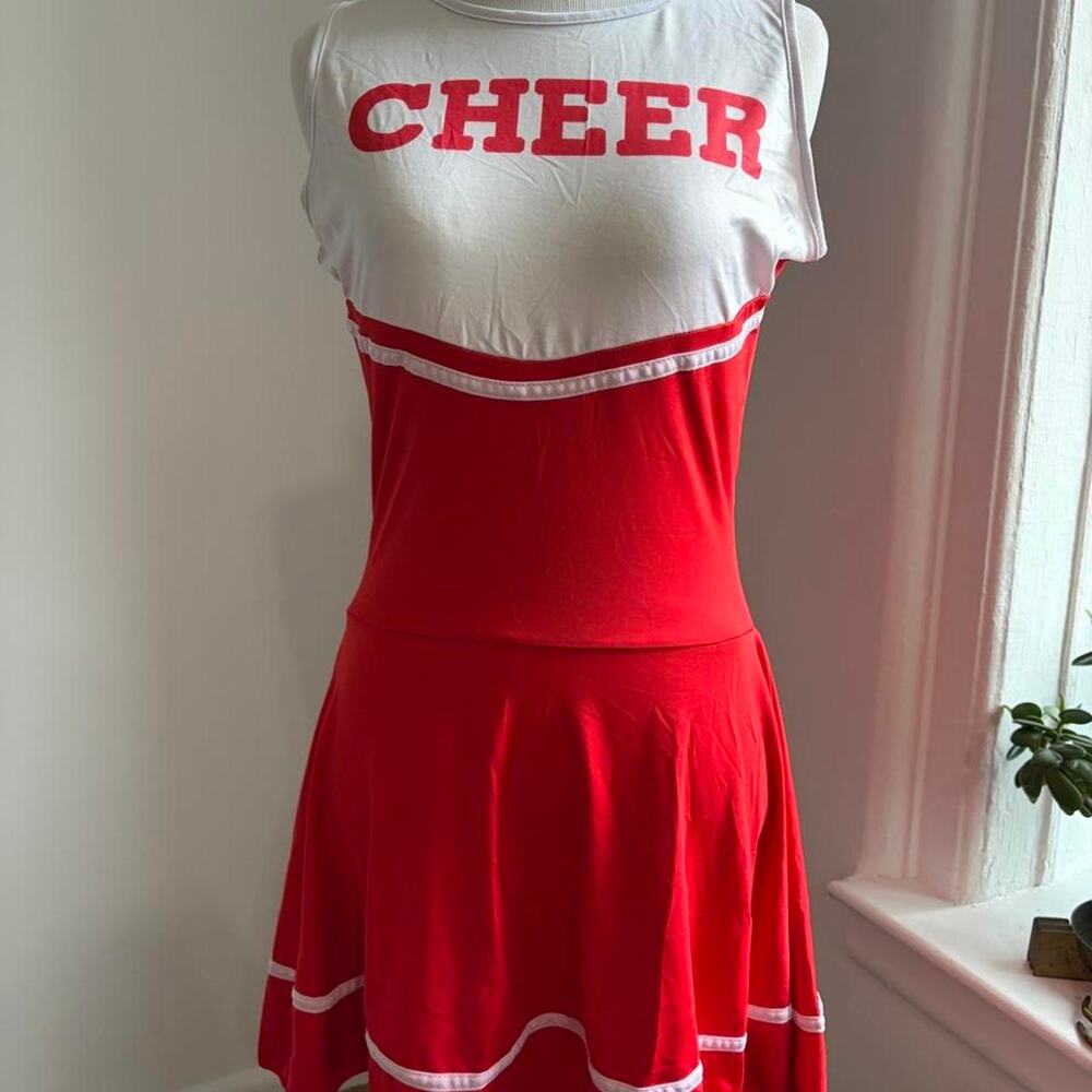Red and White Cheerleader Dress